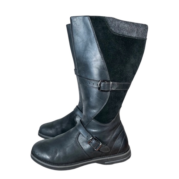 L.L.BEAN Tall Leather & Suede Riding Boots - Picture 3 of 10